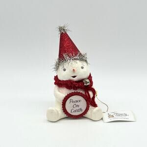 Bethany Lowe Peace On Earth Snowman Christmas Figure Michelle Allen NEW